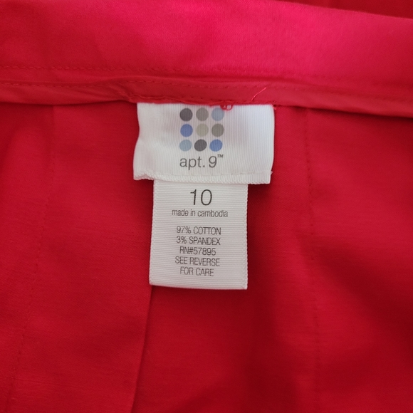 Apt 9 Red Skirt Size 10 - Picture 7 of 7